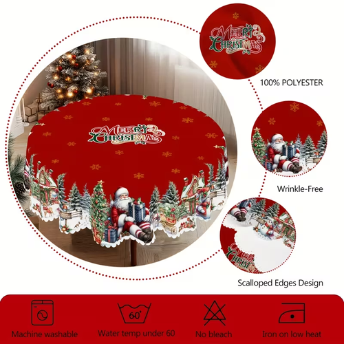 Christmas and New Year tablecloths