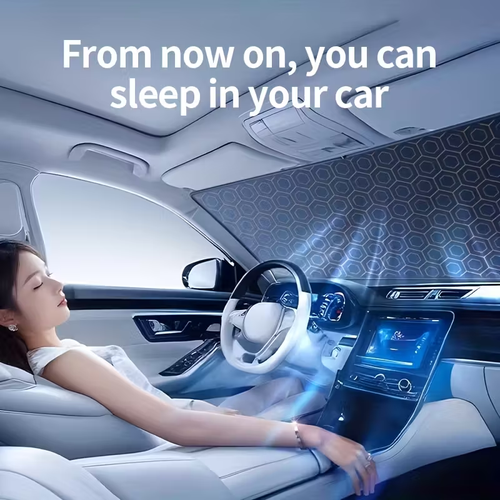 Honeycomb texture laser front shade curtain heat insulation and cooling