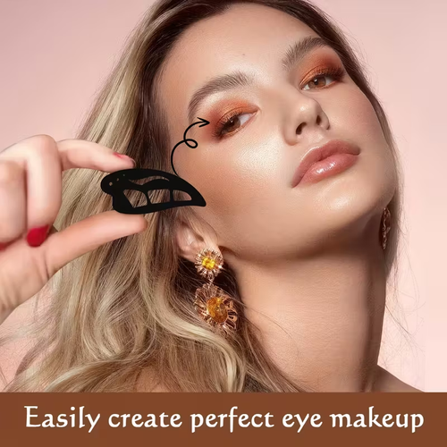 12pcs Eyeshadow Tool Makeup Assistant Eye Tour Your Glam Bestie Women'S Eyeliner Template Quick Makeup