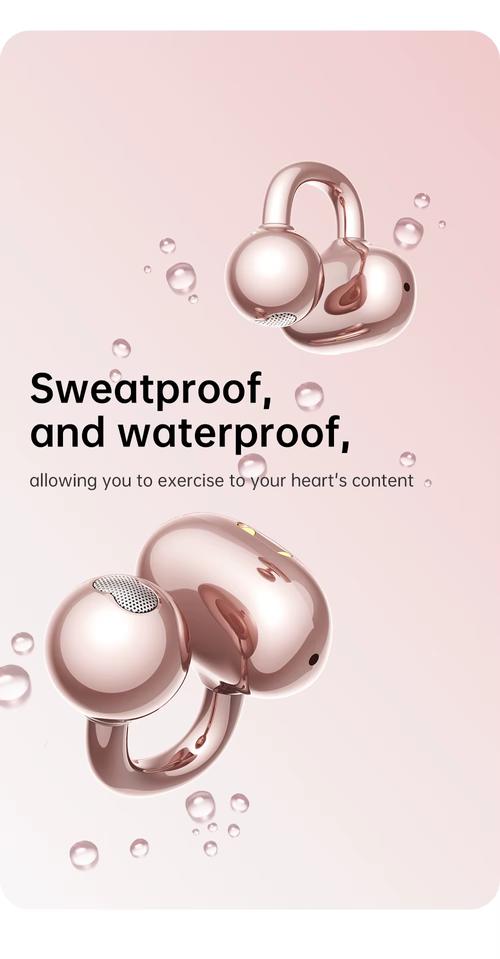 .Cute bowknot Bluetooth clip on earphones  wireless  easy to clip on Clear sound for music calls stylish for everyday wear