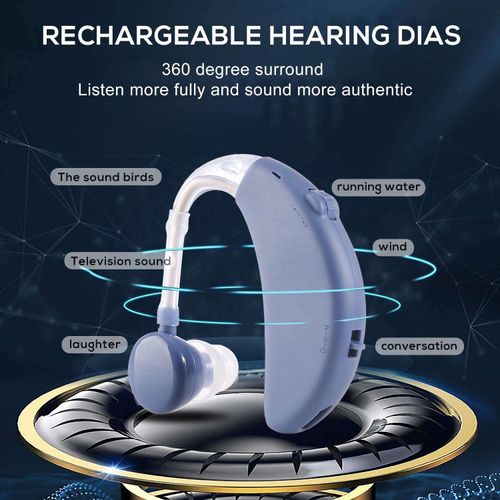 Compact hearing aid: enhances sound, fits discreetly, and has simple controls. Lightweight, comfortable, perfect for daily activities to boost hearing