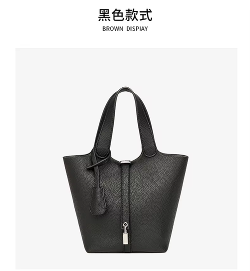 This stylish women's leather handbag blends elegance and practicality. Spacious inside, fits daily essentials. Perfect for work or dates—adds charm to any outfit.