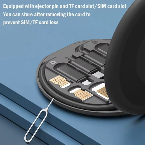 60W PD Fast Charge 5-in-1 Set: Multi-functional cable organizer box, phone stand included, keeps cables tidy for phones.