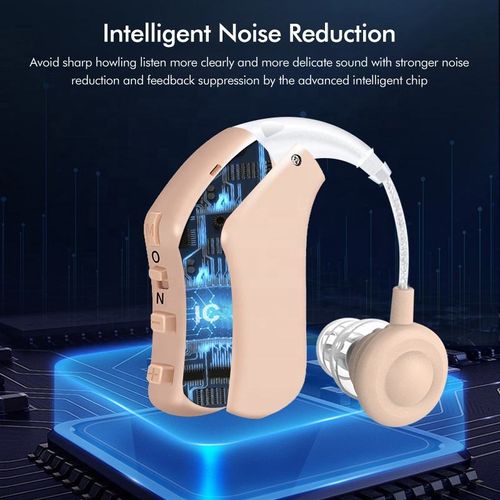 Compact hearing aid: enhances sound, fits discreetly, and has simple controls. Lightweight, comfortable, perfect for daily activities to boost hearing