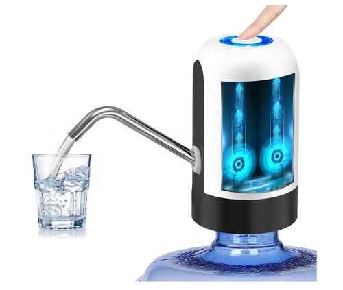 Electric bucket water pump USB rechargeable auto stop  Installs in seconds, perfect for hassle free water dispensing from barrels