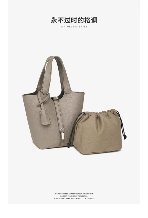 This stylish women's leather handbag blends elegance and practicality. Spacious inside, fits daily essentials. Perfect for work or dates—adds charm to any outfit.