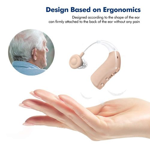 Compact hearing aid: enhances sound, fits discreetly, and has simple controls. Lightweight, comfortable, perfect for daily activities to boost hearing