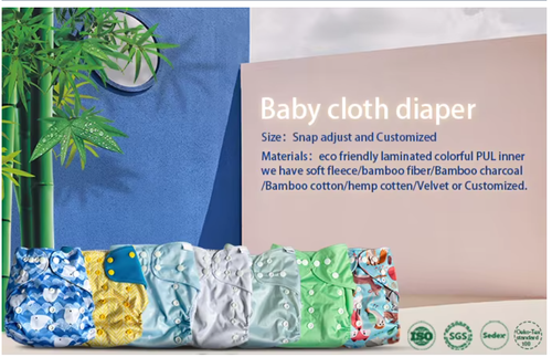 Reusable, eco-friendly, soft on baby's skin. Saves money, reduces waste. Easy to clean & adjust for a snug fit—ideal for daily use