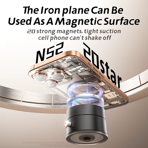 Strong magnet secures your phone firmly Easy to install  360° adjustable Keeps hands free for safe driving perfect for navigation