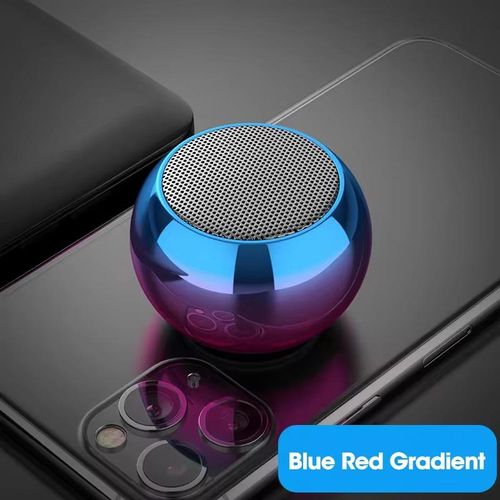 Portable Mini Wireless Speaker Metal Design TWS Technology Cell Phone Battery Powered Sound Outdoor Hiking Trips