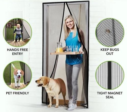 Mosquito Mesh Screen Door Net Curtain