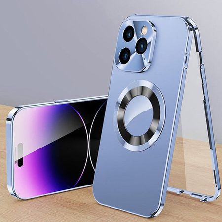 iPhone 13 pro max  Magnetic Glass Case - HD Touch, Full Protection, Anti-Fingerprint, Shockproof