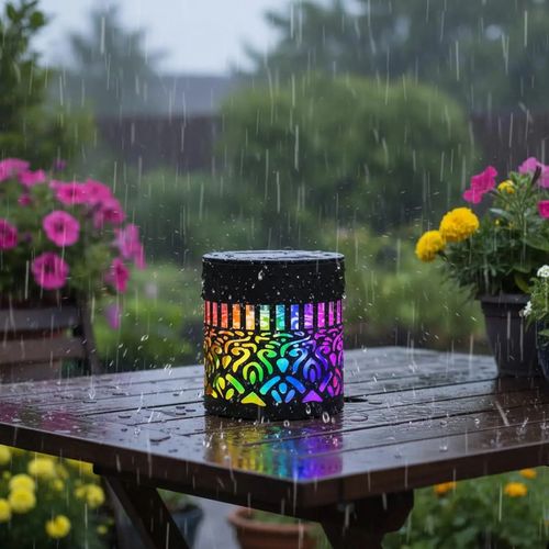 7-Color Solar Mandala Projector Wall Lights