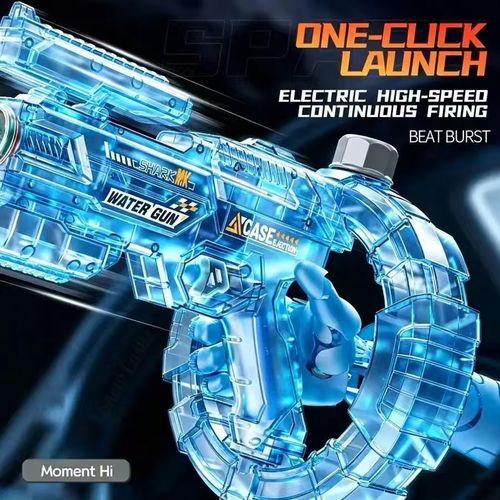 LED Electric Water Gun with Energy-Focusing Ring
