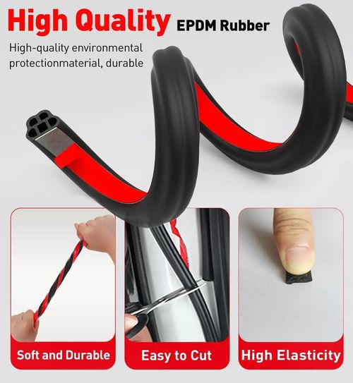 🔥Last item: 55 per cent off🔥🚪 16.40FT(5M) Car Door Sound Insulation Seal Strip 🔊