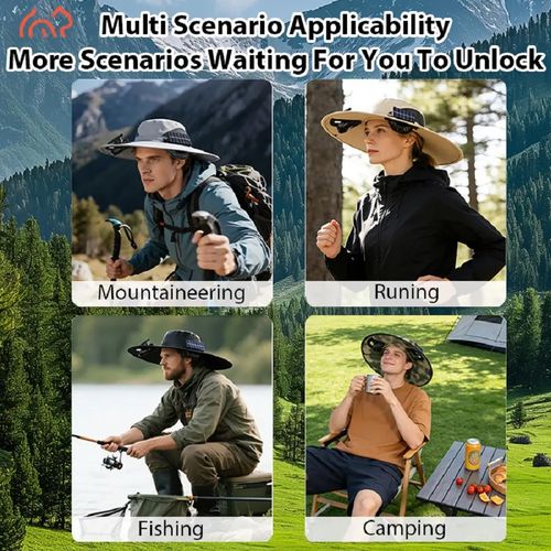 Solar Fan Visor Hat