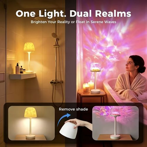 Ocean Wave Water Ripple Table Lamp