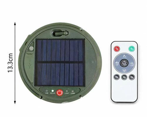 72.1FT(22M) 220LEDs Remote Control Solar Retractable Camping String Lights