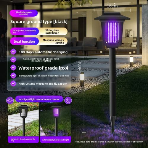 Solar Mosquito Killer Lamp -Outdoor Garden Stake Light