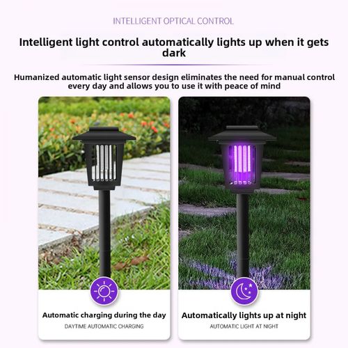 Solar Mosquito Killer Lamp -Outdoor Garden Stake Light