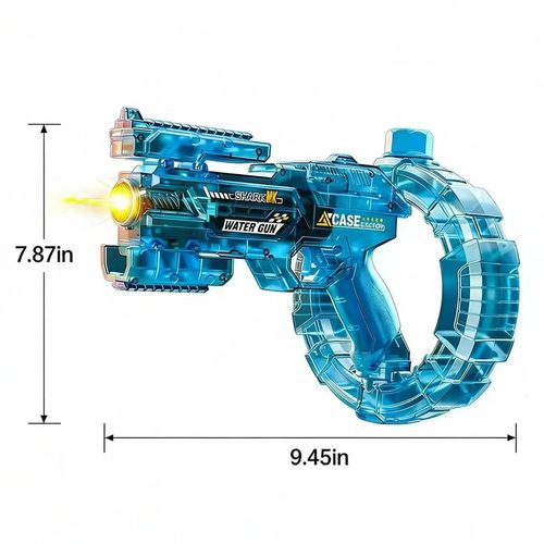LED Electric Water Gun with Energy-Focusing Ring