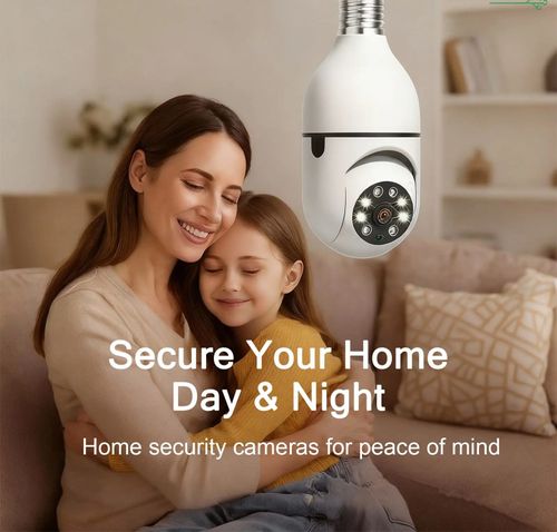 Full HD Smart Light Bulb Security Camera