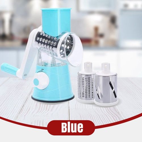 Limited Time Half Price-3 in 1 Rotary Cheese Grater Vegetable Shredder