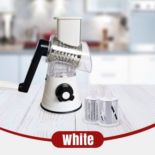 Limited Time Half Price-3 in 1 Rotary Cheese Grater Vegetable Shredder