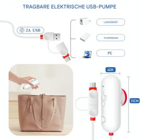 Grote uitverkoop 50% KORTING 🔥 6-delig USB elektrische vacuümpakket – Besparing van ruimte, reizen met weinig bagage!