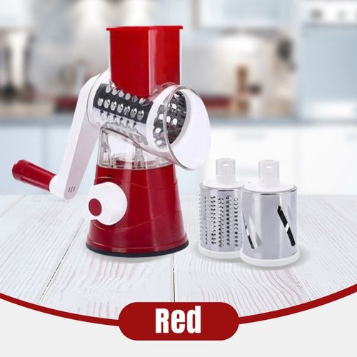 Limited Time Half Price-3 in 1 Rotary Cheese Grater Vegetable Shredder