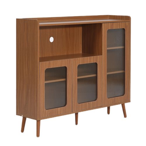 キャビネット サイドボード 収納棚 大容量 扉付き リビング収納 食器棚 キッチンキャビネット チェスト ランドリーチェスト 北欧 木目調 おしゃれ