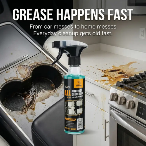 Multi-purpose Cleaning Spray - Heavy Duty Stain Remover for Car Interiors & Home Surfaces - Ultimate Solution for Deep Cleaning Stubborn Dirt
