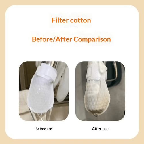 Universal Faucet Filter Cotton Pouch Pre Filter for Rust Dirt and Scale Works with Hot and Cold Water Ideal for Kitchen Sink Pack 20