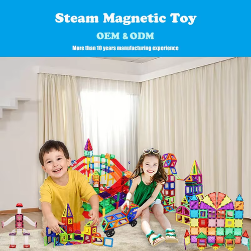 STEM Approved Educational Magnet Toys 3D Magnet Puzzles Stacking Blocks for Kids Boys Girls 2026