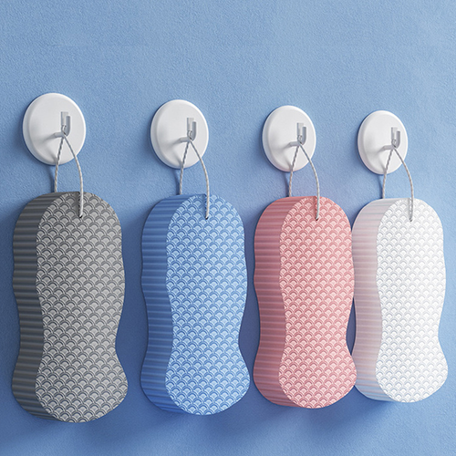 Eco-Certified Non-Abrasive Fashionable Aldult Baby Bath Sponge Glove Scrubber Skin Pain-Free Exfoliating Bath Tool for Bathroom
