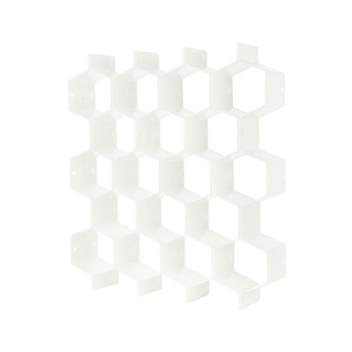Plastic Honeycomb-Style Adjustable Drawer Organizer Dividers Can Be Cut Freely Combined Organize Underwear Socks Storage