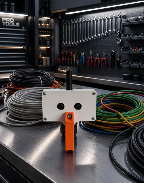 Orange Wire Puller Hand Tool - Durable & Reliable Construction, 0.3in Max Cable Capacity, Easy Wall Wire Fishing, DIY Tools Compatible, Improved Work Efficiency Cable Installation Solution for Residential Use, Commercial