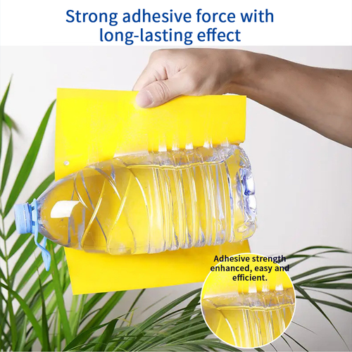 Double-sided Strong Glue Yellow Sticky Insect Board Flying Trap for Indoor, Outdoor,Farm,Garden,Greenhouse,Orchord.