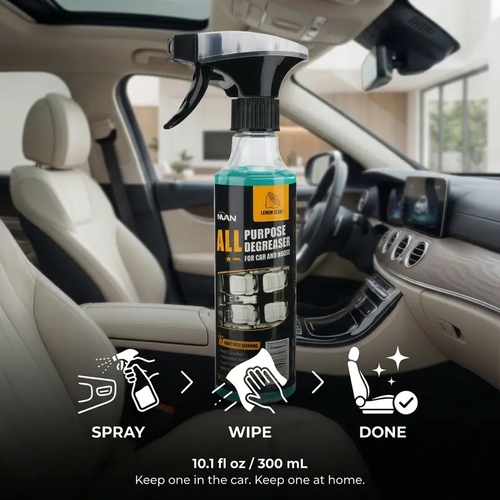 Multi-purpose Cleaning Spray - Heavy Duty Stain Remover for Car Interiors & Home Surfaces - Ultimate Solution for Deep Cleaning Stubborn Dirt
