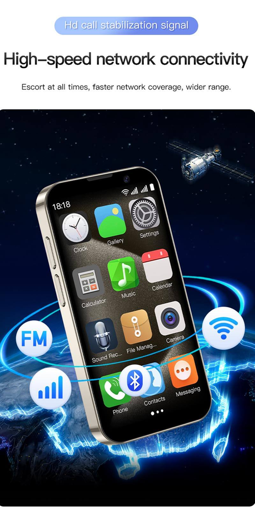 World Premiere XS18 Pro Mini Smartphone 3G 3 Global Android 8.1 With 1000mAh Battery Facial Recognition GPS Small Pocket Phone