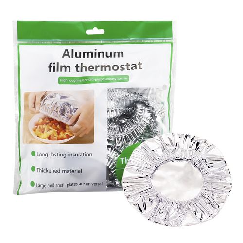 Home dining table & food container aluminum foil heat-retaining cover, kitchen food insulation and freshness keeping, high-quality aluminum foil
