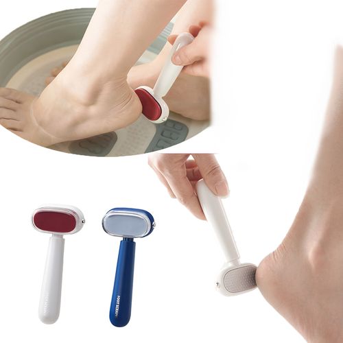 5pcs 2-in-1 Portable Foot File with Dual Sides, Stainless Steel Blade&Fine Grit Surface Mini Callus Remover for Heel&Dead Skin