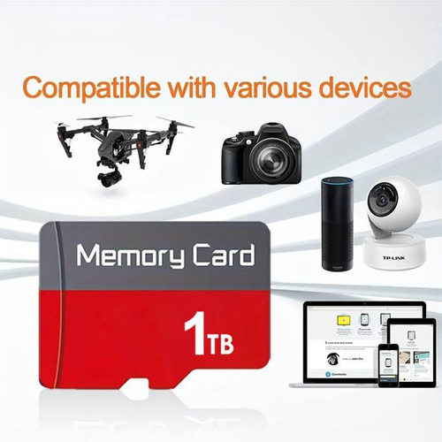 1TB High Speed Memory Card with Adapter and Blister Packing