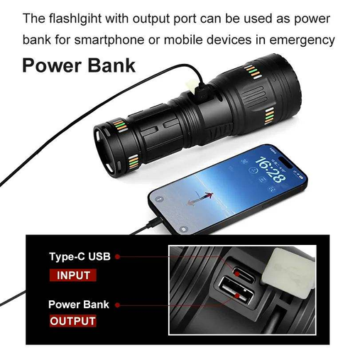 Outdoor High-Power Flashlight