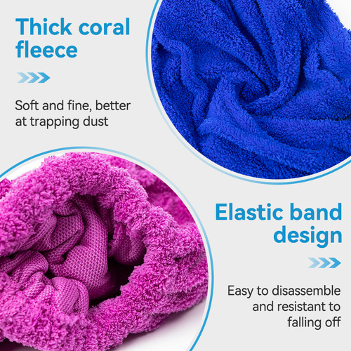 Multifunctional All-In-One Replacement Cleaning Cloth Cover Super Absorbent Thickened Lazy Broom Mop for Sweeping Dust Removal