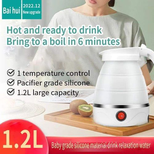 Foldable and Portable Silicon Kettle