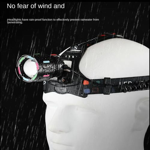 Super Bright Rechargeable LED Headlamp - Zoomable