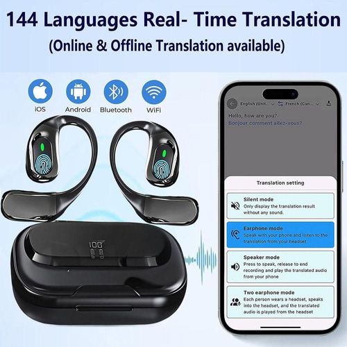 Smart Bluetooth Translator Earphone