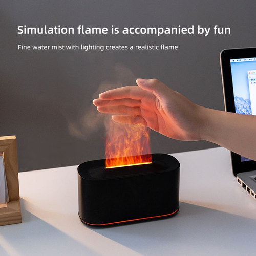 New Creative Simulation Colorful Flame Aromatherapy Machine Home Desktop Automatic USB Fragrance air Humidifier
