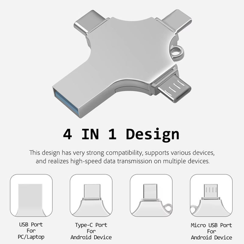 Phone and Computer Dual-Use USB Drive